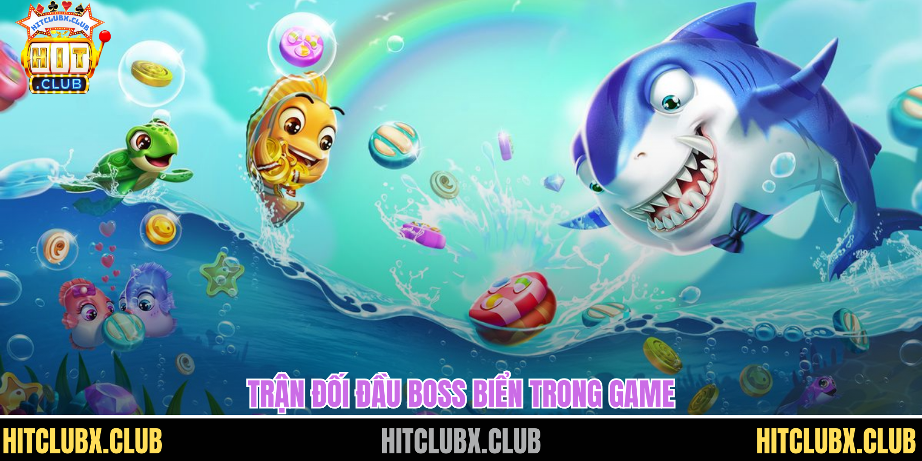 Trận đối đầu boss biển trong game